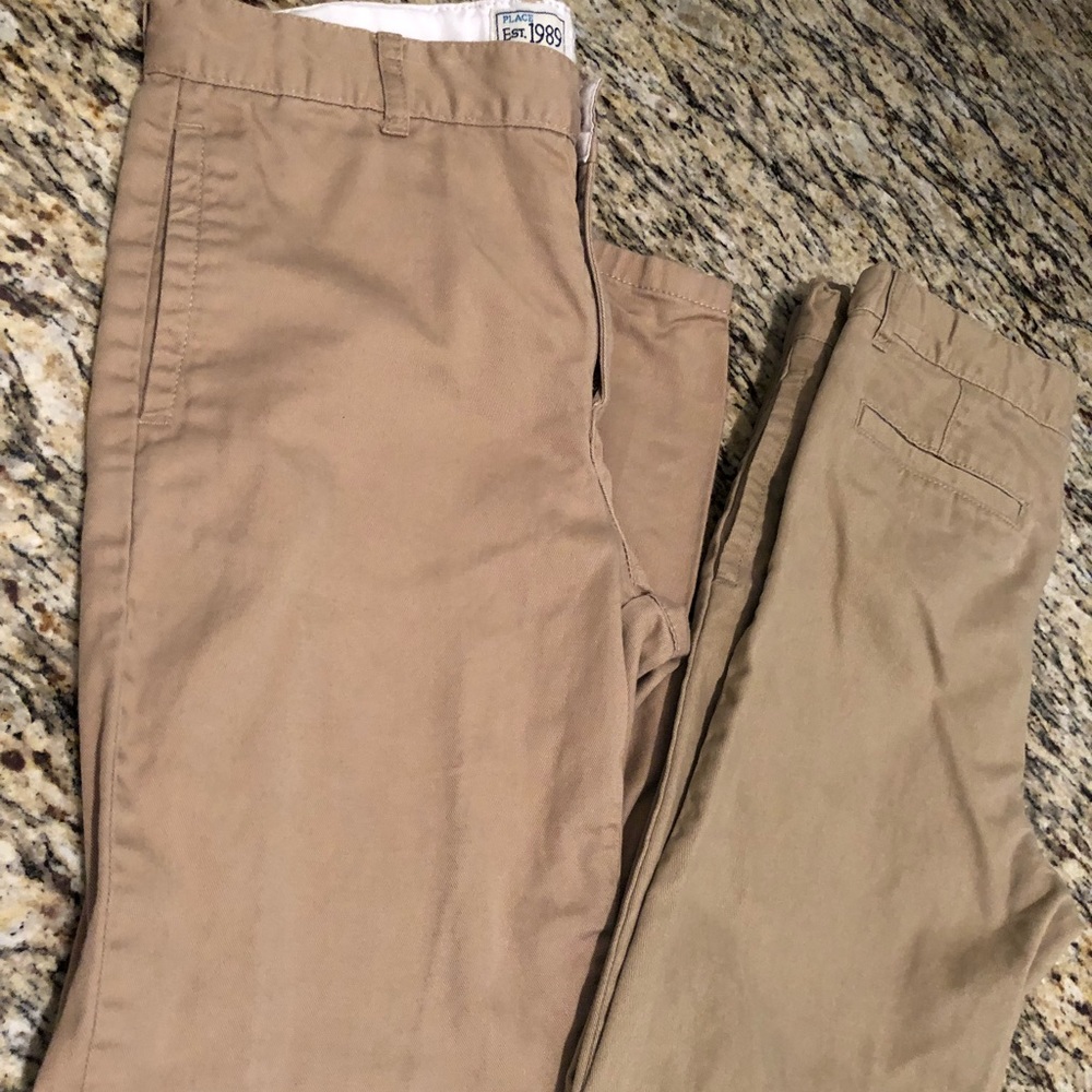 Lot of 2 Children’s Place size 10 khakis.
